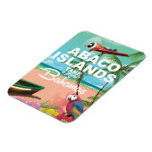 Magnet Flexible Affiche de vacances des îles Abaco (Côté Gauche)