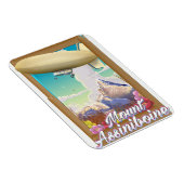 Magnet Flexible Affiche de vacances du dirigeable du mont Assinibo (Côté Droit)