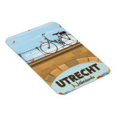 Magnet Flexible Affiche de vacances d'Utrecht Pays-Bas. (Côté Droit)
