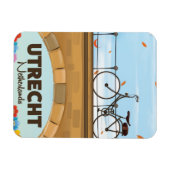 Magnet Flexible Affiche de vacances d'Utrecht Pays-Bas. (Horizontal)