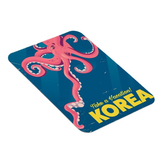 Magnet Flexible Affiche de vacances en Corée (Côté Droit)