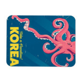 Magnet Flexible Affiche de vacances en Corée (Horizontal)
