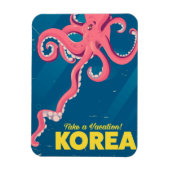 Magnet Flexible Affiche de vacances en Corée (Vertical)