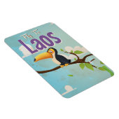 Magnet Flexible Affiche de vacances vintage Laos (Côté Droit)