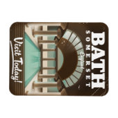 Magnet Flexible Affiche de voyage à Bath Somerset Angleterre (Horizontal)