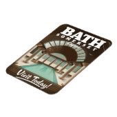 Magnet Flexible Affiche de voyage à Bath Somerset Angleterre (Côté Gauche)