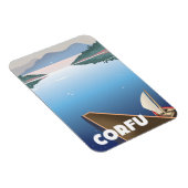 Magnet Flexible Affiche de voyage à Corfou (Côté Droit)