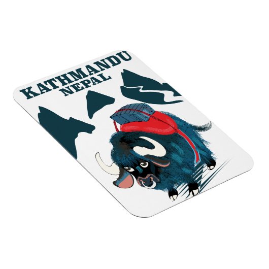 Magnet Flexible Affiche de voyage à Katmandou Népal (Côté Droit)