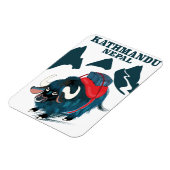 Magnet Flexible Affiche de voyage à Katmandou Népal (Côté Gauche)