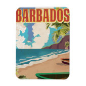 Magnet Flexible Affiche de voyage à la Barbade (Vertical)