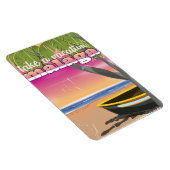 Magnet Flexible Affiche de voyage à Malaga en Espagne. (Côté Droit)
