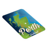 Magnet Flexible Affiche de voyage à Perth Écosse (Côté Droit)
