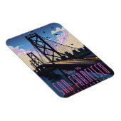 Magnet Flexible Affiche de voyage à San Francisco (Côté Droit)