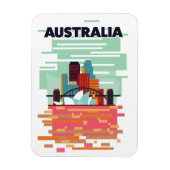 Magnet Flexible Affiche de voyage Australie (Vertical)