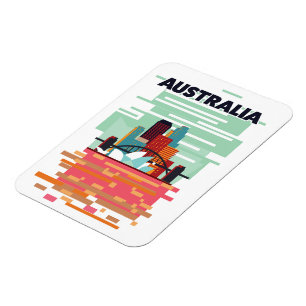 Magnet Flexible Affiche de voyage Australie