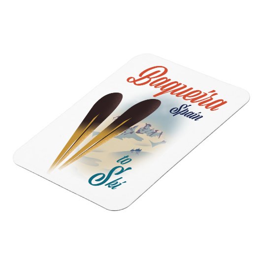 Magnet Flexible Affiche de voyage Baqueira Espagne (Côté Gauche)