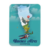 Magnet Flexible Affiche de voyage Buenos Aires, Argentine (Vertical)