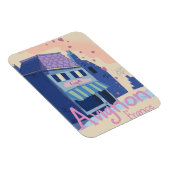 Magnet Flexible Affiche de voyage de dessin animé d'Avignon France (Côté Droit)