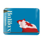 Magnet Flexible Affiche de voyage de Halifax Canada (Horizontal)