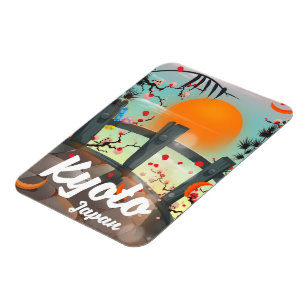 Magnet Flexible Affiche de voyage de Kyoto Japon