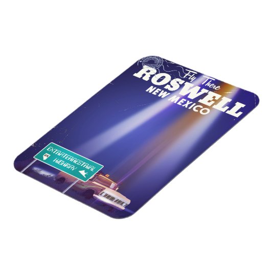 Magnet Flexible Affiche de voyage de l'autoroute extraterrestre de (Côté Gauche)