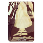 Magnet Flexible Affiche de voyage de Manille Philippines. (Vertical)