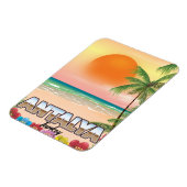 Magnet Flexible Affiche de voyage de plage d'Antalya Turquie (Côté Gauche)