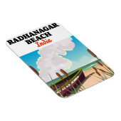 Magnet Flexible Affiche de voyage de Radhanagar Beach Inde (Côté Droit)