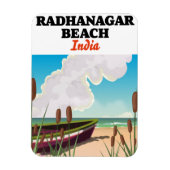 Magnet Flexible Affiche de voyage de Radhanagar Beach Inde (Vertical)