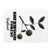 Magnet Flexible Affiche de voyage de Sherwood Forest Angleterre (Horizontal)