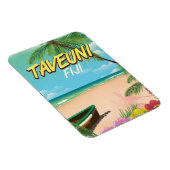 Magnet Flexible Affiche de voyage de Taveuni Fidji (Côté Droit)