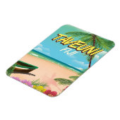 Magnet Flexible Affiche de voyage de Taveuni Fidji (Côté Gauche)