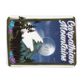 Magnet Flexible Affiche de voyage des monts Carpates (Horizontal)