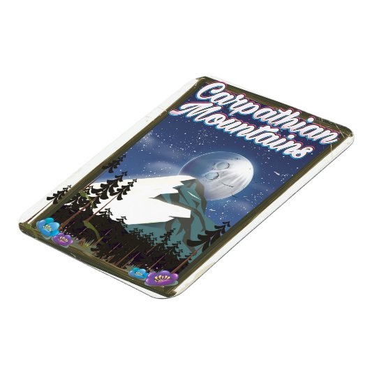 Magnet Flexible Affiche de voyage des monts Carpates (Côté Gauche)