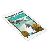 Magnet Flexible Affiche de voyage du Mont Cook Nouvelle-Zélande (Côté Droit)