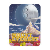 Magnet Flexible Affiche de voyage du Mont Everest (Vertical)
