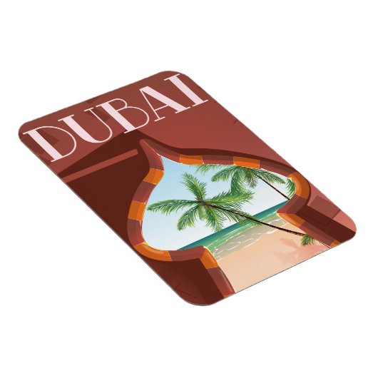 Magnet Flexible Affiche de voyage du Palais de Dubaï (Côté Droit)