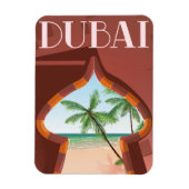 Magnet Flexible Affiche de voyage du Palais de Dubaï (Vertical)