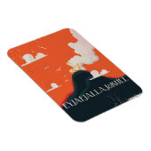 Magnet Flexible Affiche de voyage du volcan Eyjafjallajökull (Côté Droit)