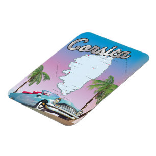 Magnet Flexible Affiche de voyage en Corse