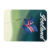Magnet Flexible Affiche de voyage en Islande (Horizontal)