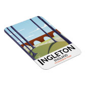 Magnet Flexible Affiche de voyage en train Ingleton Angleterre (Côté Droit)