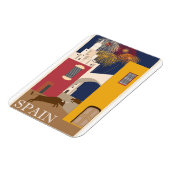 Magnet Flexible Affiche de voyage espagnole vintage (Côté Gauche)
