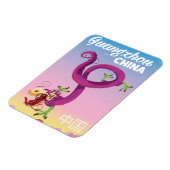 Magnet Flexible Affiche de voyage impériale de Canton (Côté Gauche)