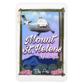 Magnet Flexible Affiche de voyage Mount St Helens Washington Trave (Vertical)