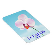 Magnet Flexible affiche de voyage orchidée Équateur (Côté Droit)