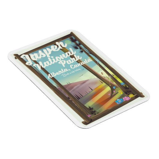 Magnet Flexible Affiche de voyage Parc national Jasper, Canada (Côté Droit)