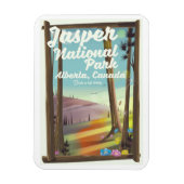Magnet Flexible Affiche de voyage Parc national Jasper, Canada (Vertical)