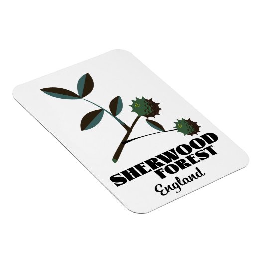 Magnet Flexible Affiche de voyage Sherwood Forest Angleterre (Côté Droit)