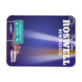 Magnet Flexible Affiche de voyage sur la route extraterrestre de R (Horizontal)